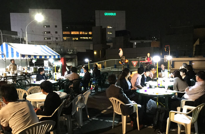 医療モール ビルオーナー様 主催の納涼会風景